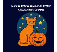 Spooky Cozy, Bold & Easy Halloween Coloring Book