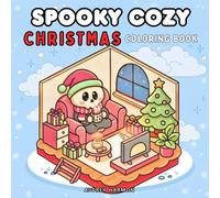 Spooky Cozy Christmas: Cute Ghosts, Cozy Winter Scenes & Easy Holiday Pages for Relaxation and Stress Relief