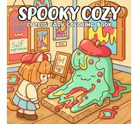 Spooky Cozy Moments Coloring Book: A Wholesome and Cozy Halloween Coloring Pages Featuring Cute Ghosts, Pumpkins, and Magical Friends for Relaxation and Stress Relief
