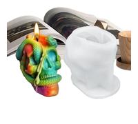 Spooky Craft Mold Easy Release for Epoxy Resin Plaster Aromaterapia Halloween Decoration Soap Making Art Projects | Molde de resina de Halloween - Molde de jabón de silicona |
