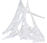 Spooky Creepy Cloth, Spider Web Fabric Decoration, 39,37 x 157,48 pulgadas, Spooky Scene Prop Backdrop, Horror Party Decor for Branches, Fence, Porch, Yard, Garden, Courtyard, Window