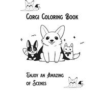 Spooky & Cute Corgi Halloween Coloring Book: Fun & Relaxing Corgi Dog Coloring Pages with Pumpkins, Witches, and Trick-or-Treat Scenes for Kids and Adults