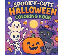 Spooky-Cute Halloween Coloring Book for Kids: Fun and Adorable Halloween Scenes with Ghosts, Pumpkins, Witches, and Candy!, A Fun & Easy Coloring ... Creepy Halloween Designs for Little Artists