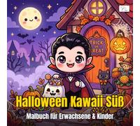 Spooky Cute Halloween - Malbuch für Erwachsene & Kinder: 60 Kawaii Halloween-Szenen zum Ausmalen (Spooky Season: Das gruselig-schöne Ausmalbuch)