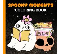 Spooky Cute Moments: Halloween Coloring Book for Adults & Teens: 46 Cute & Simple Designs
