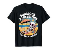 Spooky Cute Summerween Divertido Halloween Verano Camiseta