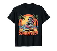 Spooky Cute Summerween Divertido Halloween Verano Camiseta