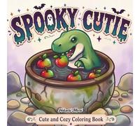 Spooky Cutie: Bold and Easy Coloring Pages for Kids and Adults with Cute Dinosaurs and Ocean Friends