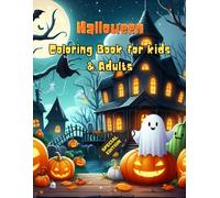 Spooky Cutie Halloween Coloring Book: Bold and Easy Designs for Kids, Teens, and Adults Relaxation
