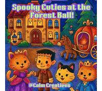 SPOOKY CUTIES AT THE FOREST BALL: Color your way through a spooky forest ball where kawaii ghosts, witches, and monsters come out to play.