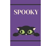 Spooky: Decorative Halloween Faux CHUNKY 6 x 9 Hardcover Book for Shelf, Tiered Tray or Coffee Table Styling