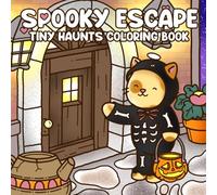 Spooky Escape: Coloring Book for All Ages with Creepy Animal Characters in Cozy Moments for Relaxation & Stress Release
