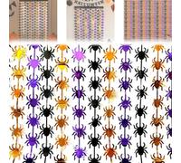 Spooky Flutter Bat Garland - Bring Your Halloween to Life, Bat Garland Halloween Decoration, Bats Hanging Decorations, Vintage Spooky Indoor Party Fireplace Garlands, Banner Felt Decor(Spiders,1PC)