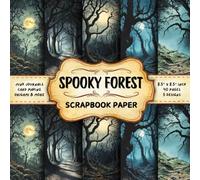 Spooky Forest Scrapbook Paper: Dark Woods, 20 Double-Sided Decorative Sheets | for Card Making, Wrapping, Origami, Crafting Projects, & More | 8.5 x 8.5