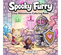Spooky Furry: A Cozy Spooky Coloring Book for Relaxation, Stress Relief, and Creative Fun