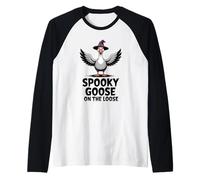 Spooky Goose On The Loose Camiseta Manga Raglan