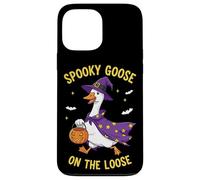 Spooky Goose On The Loose Funny Witch Pumpkin Halloween Carcasa para iPhone 13 Pro MAX
