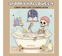 Spooky Halloween: A Halloween Coloring Book for Adults and Teens. Featuring 40 Creepy and Cute Designs of Pumpkins, Witches, and Ghosts for Stress Relief.