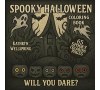 Spooky Halloween Coloring Book: 65 Gothic and Fun Scary Coloring Pages for Kids and Teens