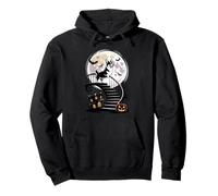 Spooky Halloween Luna Pembroke Welsh Corgi Corgis Sudadera con Capucha