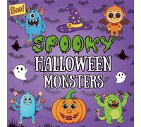 Spooky Halloween Monsters trace and color: A fun & easy activity book for toddlers, preschoolers, and kindergarden kids who love spooky cute ... Gift. (MY FIRST TRACE AND COLOR FUN)
