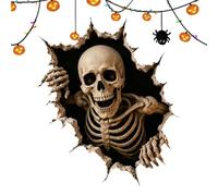 Spooky Halloween Wall Stickers - Breaking Through Wall Horror Decals