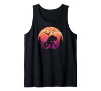 Spooky Halloween Werewolf en la naturaleza, murciélagos y Camiseta sin Mangas