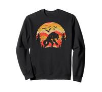 Spooky Halloween Werewolf en la naturaleza, murciélagos y Sudadera
