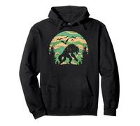 Spooky Halloween Werewolf en la naturaleza, murciélagos y Sudadera con Capucha