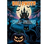 Spooky Halloween Word Search Large Print - 55 Scary Puzzles & 1100 Words for Adults and Seniors