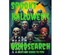 Spooky Halloween: Wordsearch: Over 2400 Words to Find