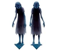 Spooky Halloweens Ground Inserte Decoraciones para Porch, Lawn, Grassland, Carnival, Patio, y Outdoor Haunted Party Display