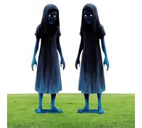 Spooky Halloweens Ground Inserte Decoraciones para Porch, Lawn, Grassland, Carnival, Patio, y Outdoor Haunted Party Display