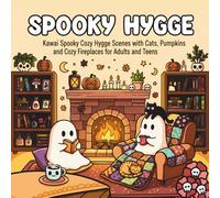 Spooky Hygge: Coloring Book for Adults and Teens with Cute Spooky Cats, Pumpkins, and Cozy Hygge Scenes for Stress Relief and Fun (Spooky Cozy Coloring)