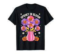 Spooky In Bloom Halloween Boho Vibes Camiseta