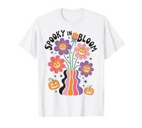 Spooky In Bloom Halloween Boho Vibes Camiseta