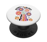 Spooky In Bloom Halloween Boho Vibes PopSockets PopGrip Adhesivo