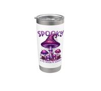 Spooky Is My Favorite Season - Champiñón morado de Halloween Vaso térmico de acero inoxidable de doble pared