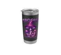 Spooky Is My Favorite Season - Champiñón morado de Halloween Vaso térmico de acero inoxidable de doble pared