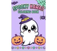 Spooky Kawaii Coloring Book: 50+ Cute and Creepy Chibi Horror Characters for Stress Relief and Relaxation