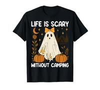 Spooky Life is Scary Without Camping Camiseta