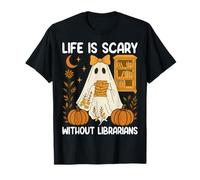 Spooky Life is Scary Without Librarians Camiseta