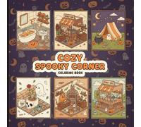 Spooky Little Corner: Adorable Creepy Characters Coloring Book for Adults and Teens | Cozy Corners, Bold Easy Designs for Stress Relief and Relaxation