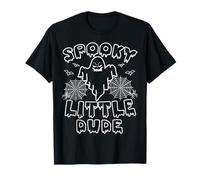 Spooky Little Dude Ghost Boo Halloween para niños y niñas Camiseta
