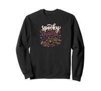 Spooky Mama, Fantasma de Halloween, Calabaza y café Sudadera