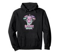 Spooky Mama Pastel Goth Skeleton Hand Café Mama para Halloween Sudadera con Capucha