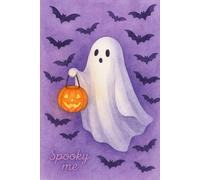 Spooky Me - Halloween Notebook: A spooky cute notebook with ghost, bats & pumpkin lantern cover - perfect for Halloween lovers, journaling, writing & sketching