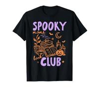 Spooky Moms Book Club Halloween Reader Bookish Book Lover Camiseta