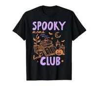 Spooky Moms Book Club Halloween Reader Bookish Book Lover Camiseta gráfica económica, Hombre, Negro, XL