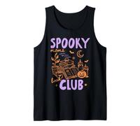Spooky Moms Book Club Halloween Reader Bookish Book Lover Camiseta sin Mangas